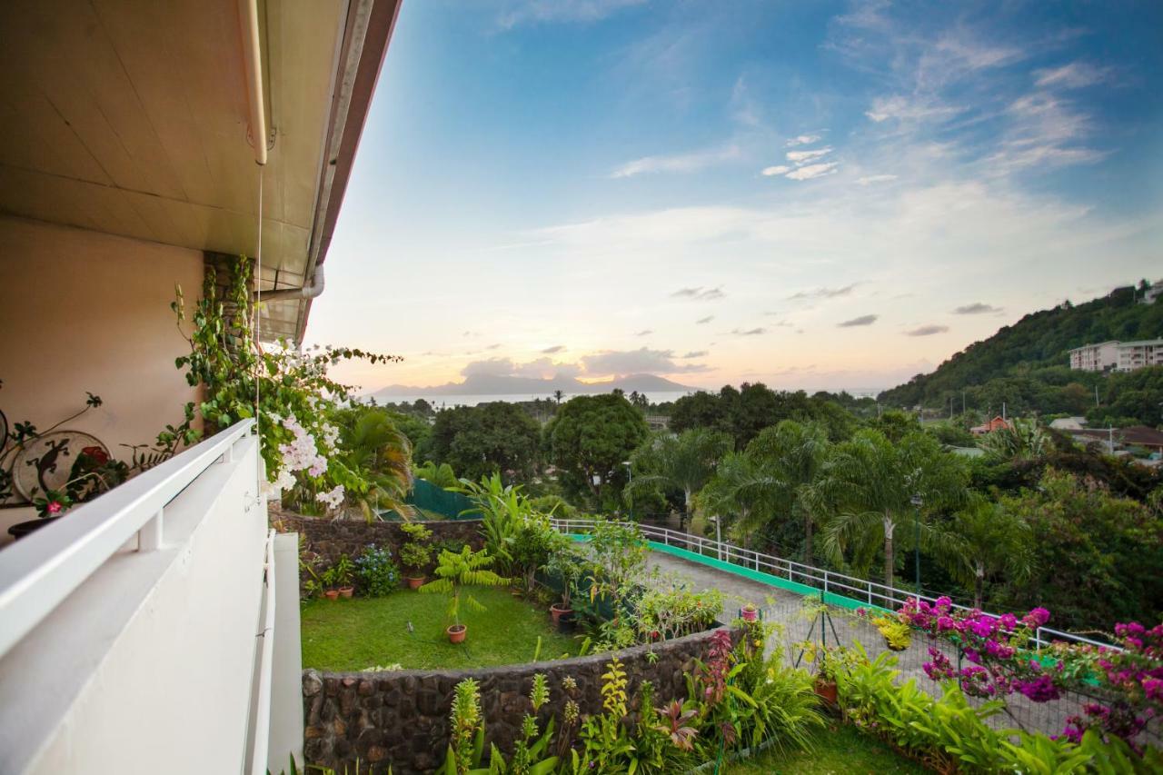 Vue Lagon Et Moorea Taapuna Kültér fotó
